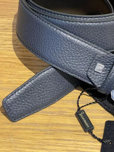 Billionaire Couture Men's Classic BLUE Belt 100%Leather size: UNI - Picture 3 of 5