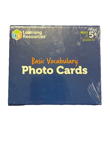 Learning Resources Basic Vocabulary Photo Cards, Set of 156 - New - Picture 2 of 6