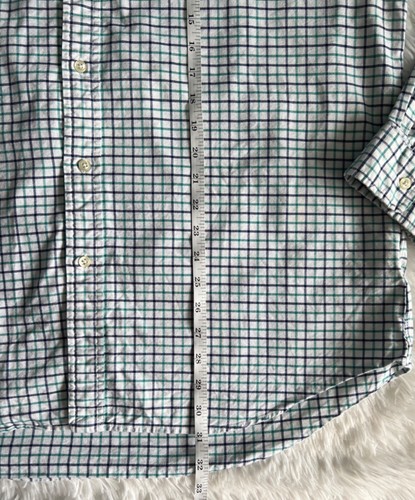 Ralph Lauren Button Down Shirt Men’s Sz XL Classic Fit White Plaid Long Sleeve - Picture 9 of 10
