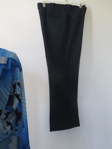 Vtg 70s  Blue Poka Dot  Leisure Suit Mens 42 Jacket Coat 38 32Pants Bell Bottoms - Picture 6 of 9