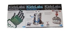 KidzLabs Robot Building Kit, Set of 3 Projects, Science and Tech Toys