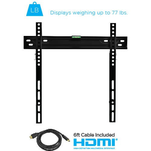 Onn DCB15202 Wandhalterung für 19" - 60" TV mit HDMI Kabel - Bild 6 von 9
