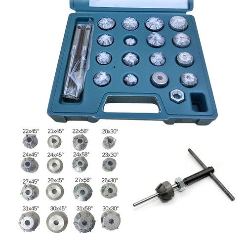 Juego universal de herramientas cortadoras de desplazamiento para reparación de asientos de válvula para motocicletas - Imagen 7 de 8