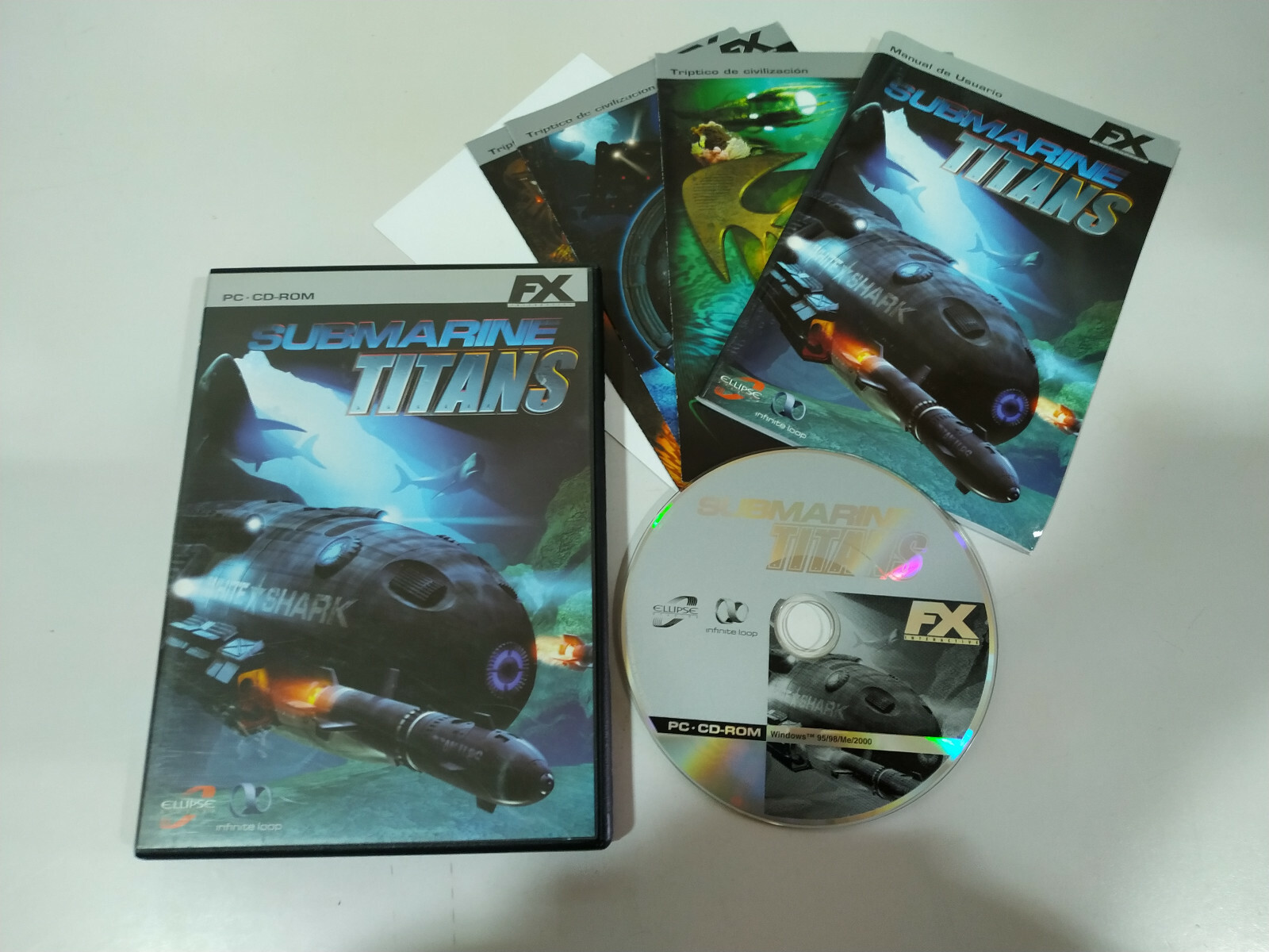 Submarine Titans - Juego Para PC CD-Rom España - AM