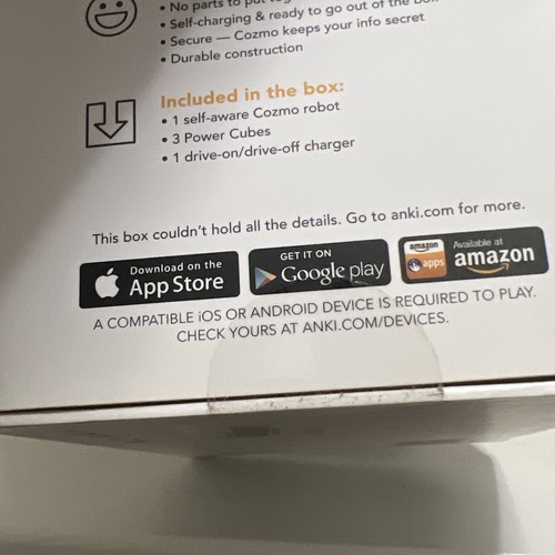 NEW SEALED ORIGINAL ANKI COSMO ROBOT 1ST GENERATION 2016 - Picture 4 of 4