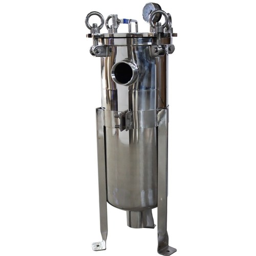 Filtro de bolsa 1# filtro de acero inoxidable filtración de fluido 120 PSI 2" NPT entrada/salida 0,25 m² - Imagen 2 de 16