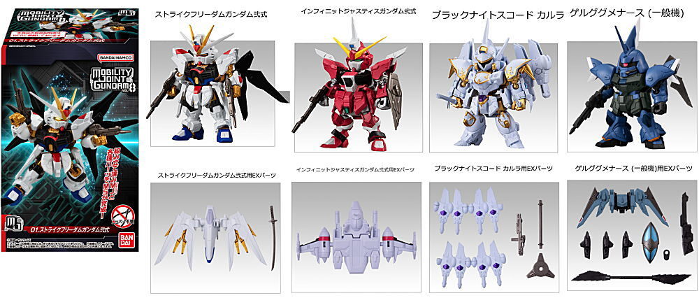 ロボット MOBILITY JOINT GUNDAM VOL.8 Bandai MOBILITY JOINT GUNDAM VOL.8 (set of 10) – BanzaiHobby