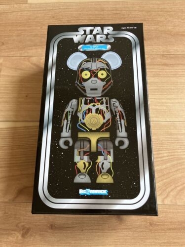 MEDICOM TOY BE@RBRICK C-3PO(TM)(The Phantom Menace Ver.) STAR WARS 400% JAPAN - Picture 8 of 13
