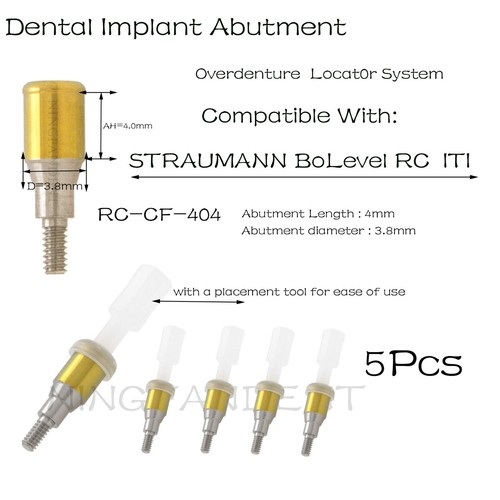 Pilar de sobredentadura de implante para sistema localizador Straumann NC/RC 1,0-5,0 mm GH - Imagen 21 de 93