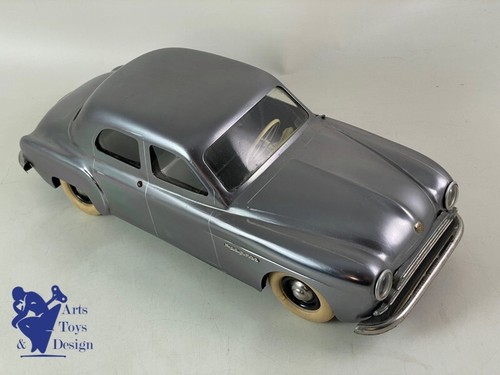 JOUET ANCIEN CIJ 5/52E RENAULT FREGATE CHROME ELECTRIQUE 33CM 1950 - Photo 4/12