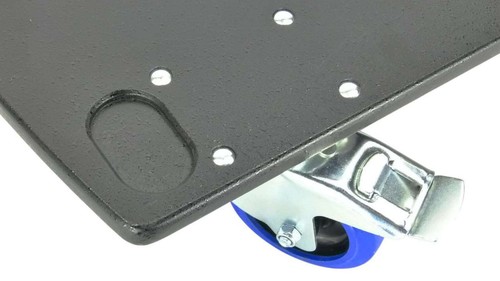 2 Transportroller GR-2 Rollbrett 4x 100 mm gebremst Lenkrollen 63x48cm Möbelhund - Bild 9 von 13