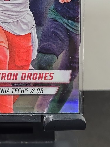 2024 Bowman Chrome University Silver Refractor #119 Kyron Drones, Virginia Tech - Imagen 4 de 6