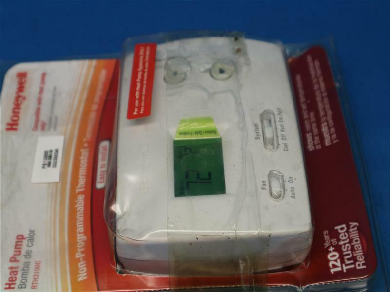 Honeywell RTH3100C NonProgrammable Thermostat NOB 30 Days Warranty eBay