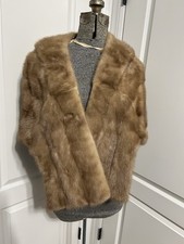 vintage mink fur stole cape wrap 50s 60s Women s Fashion Sunnyside Furs