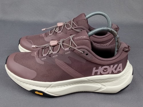 Hoka One Transport Smoky Quartz Women Shoe Size 7 B Trail Run Casual Gym 1123154 - Picture 1 of 24