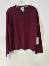New Woman Rachel Zoe 100% 2ply Cashmere Pullover Sweater Size XL Long Sleeves 