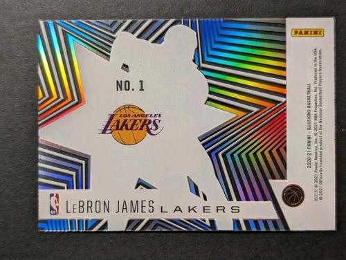 🏀🔥2020-21 Panini Illusions #1 LeBron James Shining Stars🏀💯 - Bild 7 von 9