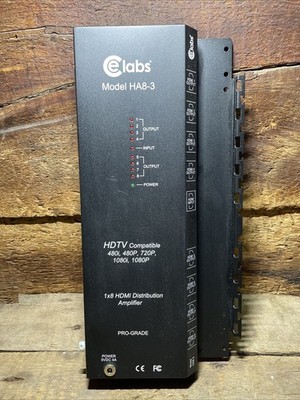CE Labs HDMI Distribution Amplifier 1x8 HDMI Distribution Amp Model HA8-3