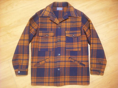 Pendleton 70s Wool Jacket S Vintage Men's Classic Wool Coat Good Condition