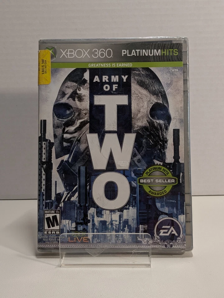Army of Two Xbox 360 , 2008 New Factory Sealed - Platinum Hits - Never Opened - Image 2 of 4