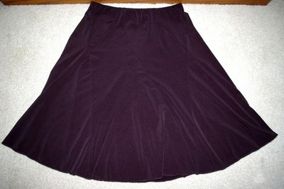 Amy s Closet Girl's Large 14 Black Elastic Waist Criss Cross Swing Skirt EUC!