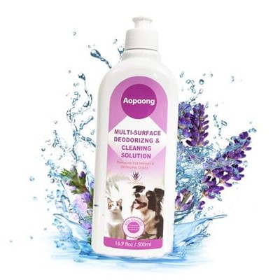 Multi-Surface Floor Cleaning Solution Lavender Scent, Household Floor Cleaner 