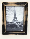Photo Frame 5x7" Wood Weathered Distressed Rustic Black