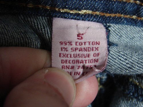 RE13453 **DUCK HEAD JEANS** DENIM WOMENS JEAN SHORTS sz5 - Picture 3 of 5