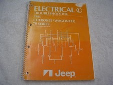 1985 Jeep Cherokee  Wagoneer  Eletrical Manual