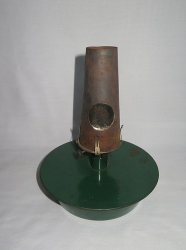 Riscaldatore lampada fienile covata pollo/anatra vintage con finestra mica - J.A. Smith ?? - Foto 2 di 8
