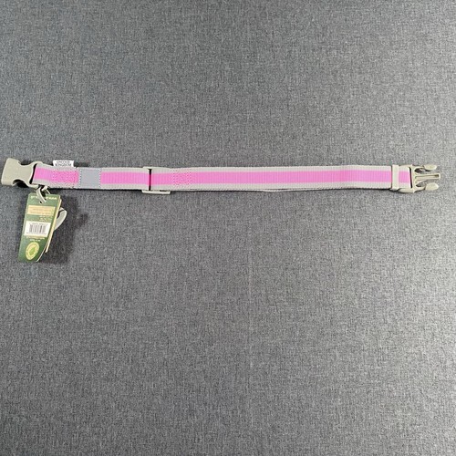 Ancol Dog Collar Pink Grey Quick Fit L 45-70cm Recycled Plastic Large Breed New* - Picture 7 of 7