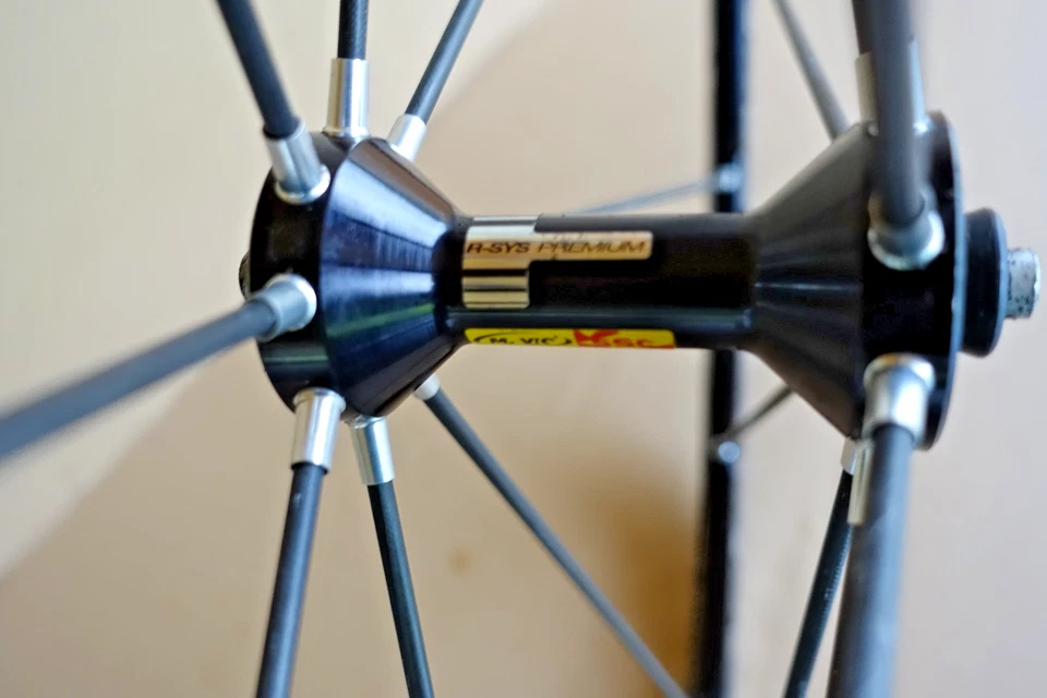 Cerchi in lega Mavic R-Sys Tracomp 700c QR cerchio freno ultraleggero Hill Climb 1370g! - Immagine 4 di 4