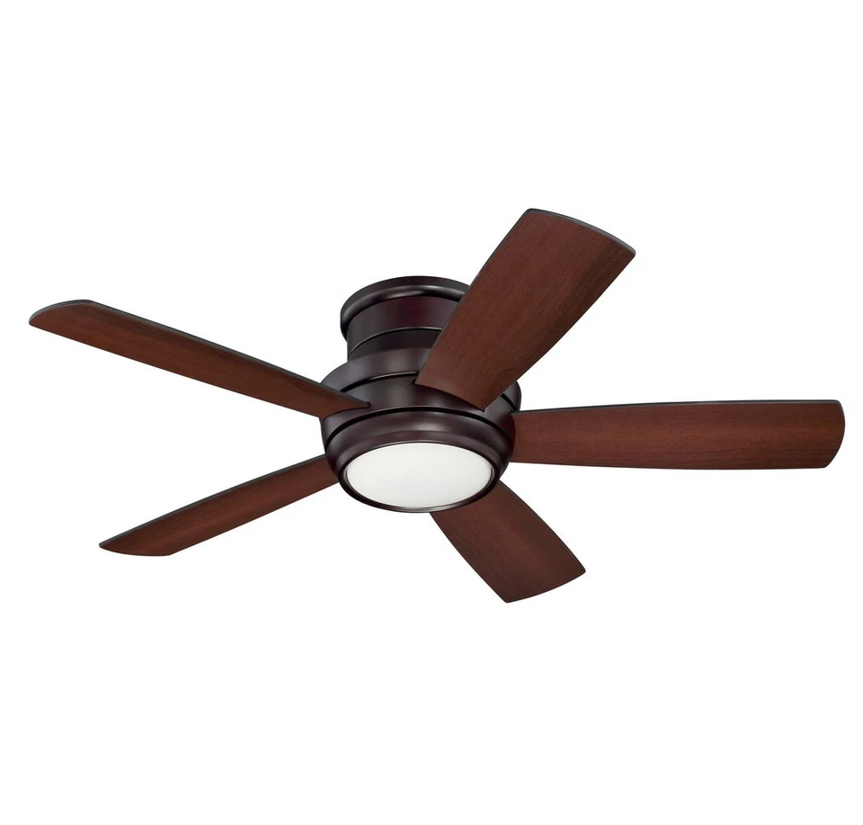 Craftmade TMPH44OB5 Tempo Hugger Ceiling Fan with Blades & LED Kit in Oiled - Image 2 of 2