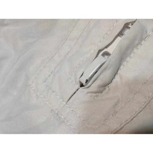 Emanuel Ungaro White Lightweight Full Zip Jacket Moto Style Mens Size M - Picture 4 of 6