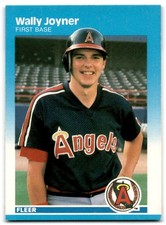 1987 Fleer Wally Joyner Rookie California Angels #86