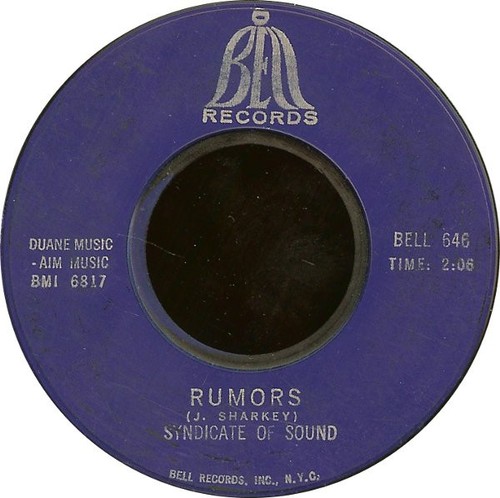 Syndicate Of Sound - Rumors / The Upper Hand READ DESCRIPTION (7", Single, Styre - Foto 1 di 2