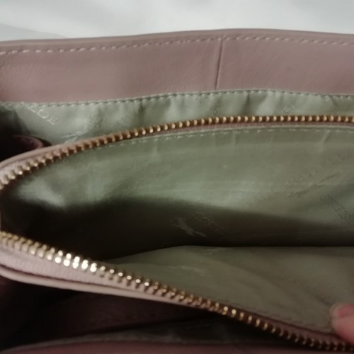 Paul Costelloe Dusty Pink Handbag Leather H14 - Picture 6 of 6