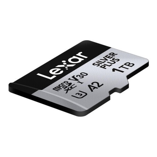 1T Professional Silver Plus Micro SD Card, UHS-I, C10, U3, V30, Full HD & 4K,... - Picture 4 of 7