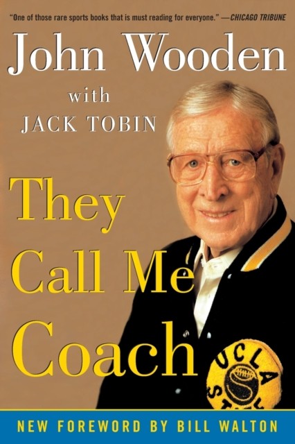 They Call Me Coach by John Wooden (Paperback Book)