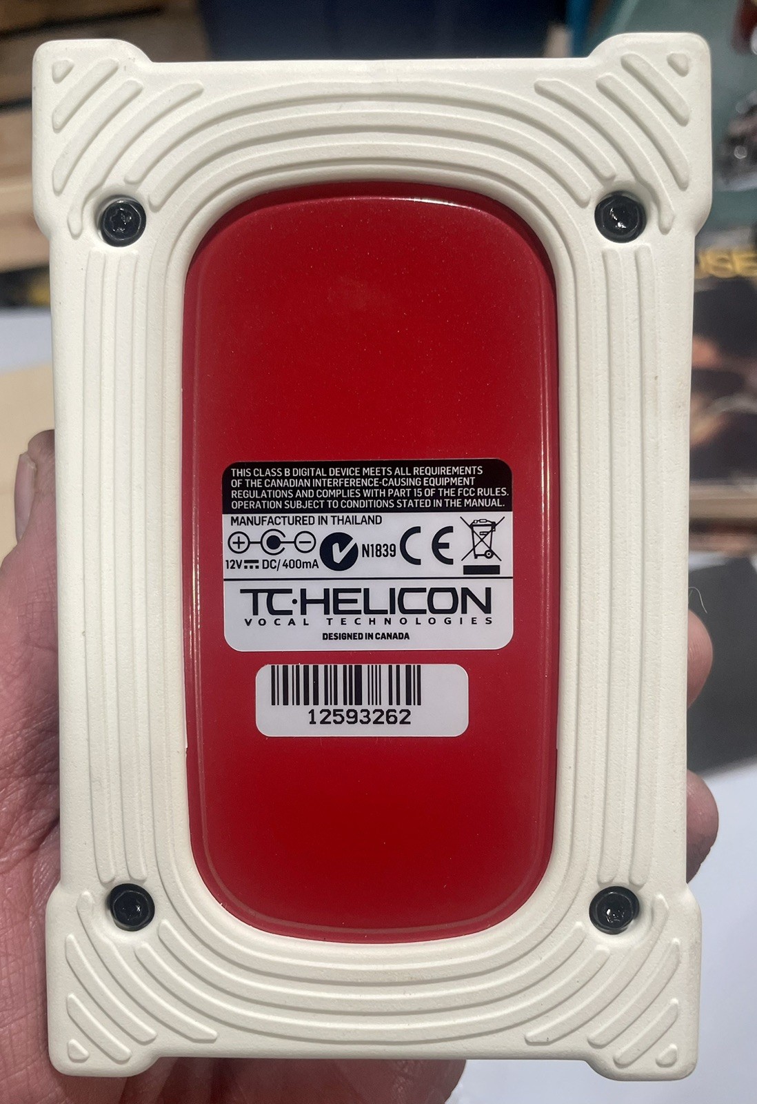 TC-Helicon Mic Mechanic Vocal Effects Pedal