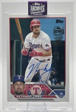 🤠 2025 Topps Archives Sig Series - Nathaniel Lowe on Rangers Autograph /30 SP