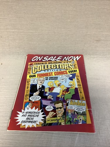 Vintage Cracked Magazine # 348 October 2000- Goes Back To (S)kool (Newsstand) - Picture 6 of 6