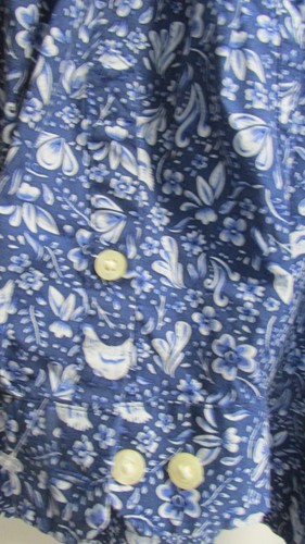 NUEVA Camisa Floral Para Mujer Talla XL Multicolor Patrón Pollo Botón LS POR Duluth - Imagen 7 de 12