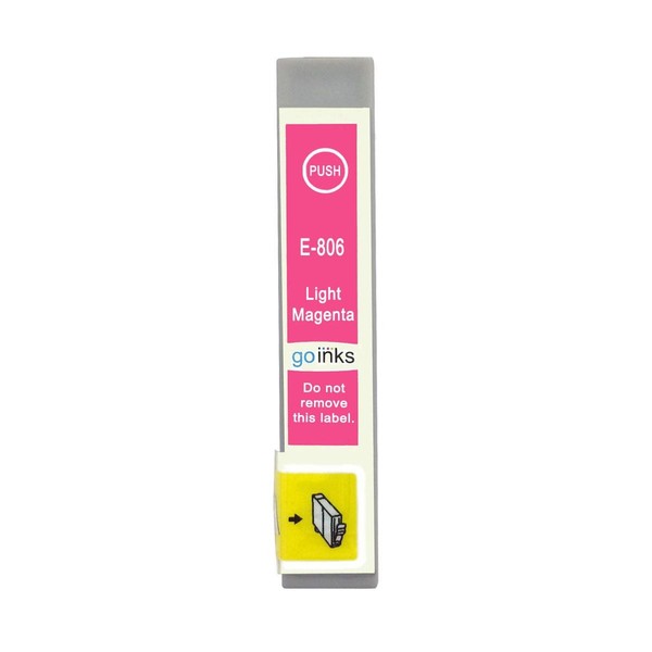1 Light Magenta Tintenpatrone Ersetzen Epson Stylus T0806 Non-Oem / Kompatibel-image
