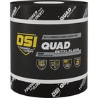 OSI QUAD 6 In. x 75 Ft. Butyl Flash Self-Adhering Flexible Flashing Tape, Black