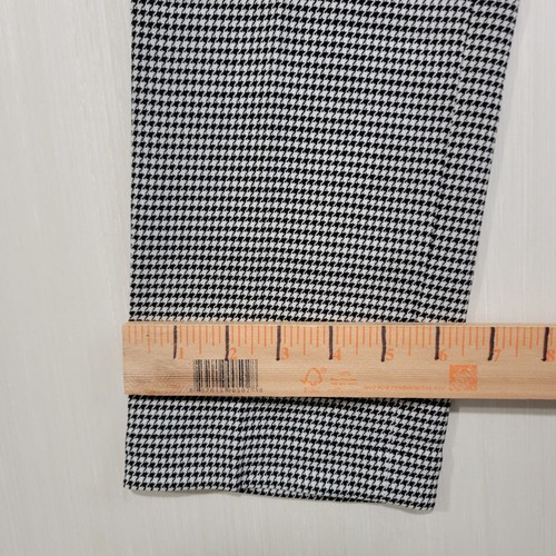 Ralph Lauren Purple Label Tie Pants Womens 2 Houndstooth Black & White $1090 - Picture 9 of 11