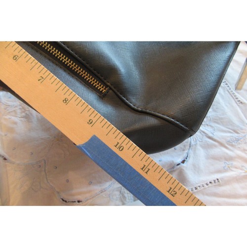 Wink Kangaroo Mini Zaino Borsetta Nero Coulisse Oro Ferramenta - Foto 9 di 11