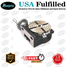 Horizontal Vertical HV6-4 slots Rotary Table 6" (150 mm) for Milling Machine