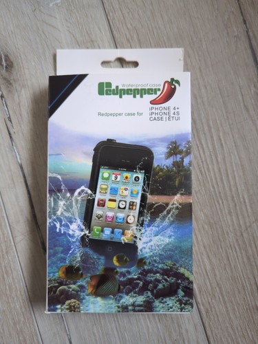 Funda Impermeable RedPepper para iPhone 4 y 4s - Negra - Imagen 1 de 4