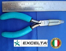 EXCELTA Cutter/Stress Relief Former  Pliers: 0.025" Diameter, ITALY🇮🇹 NEW 